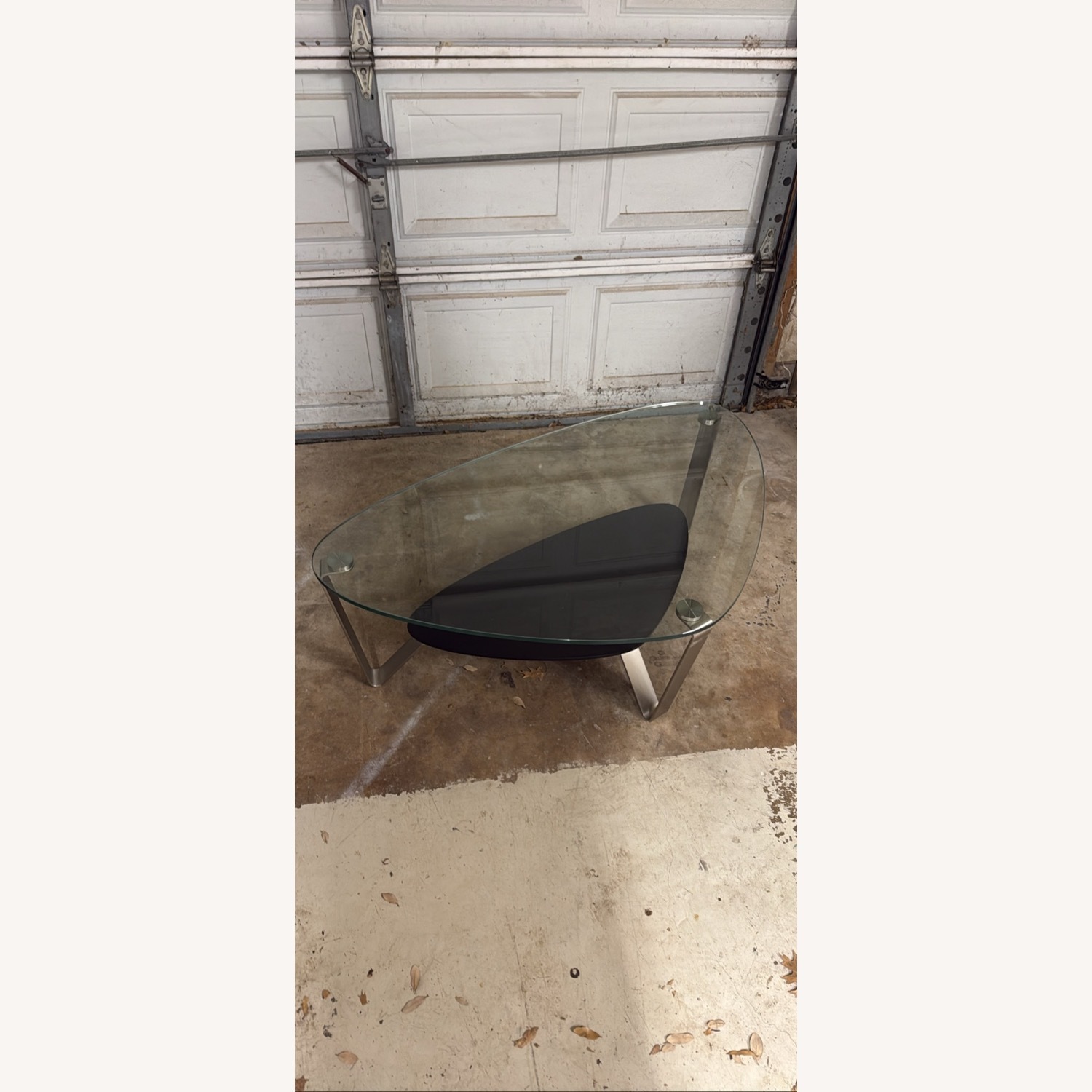 BDI Furniture Dino 1344 Transparent Glass Coffee Table - image-3