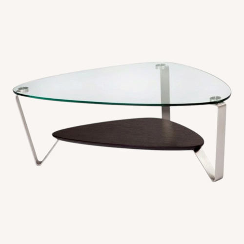 Used BDI Furniture Dino 1344 Transparent Glass Coffee Table for sale on AptDeco