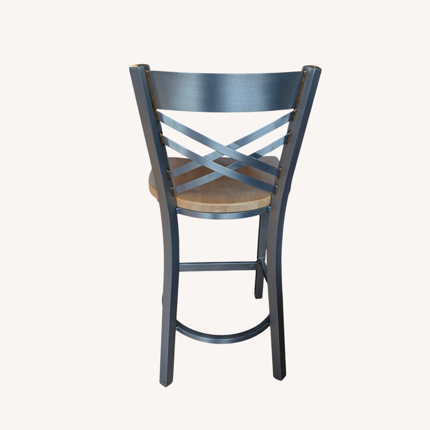 Holland Maple & Stainless Counter Stools, Set of 3 - image-3