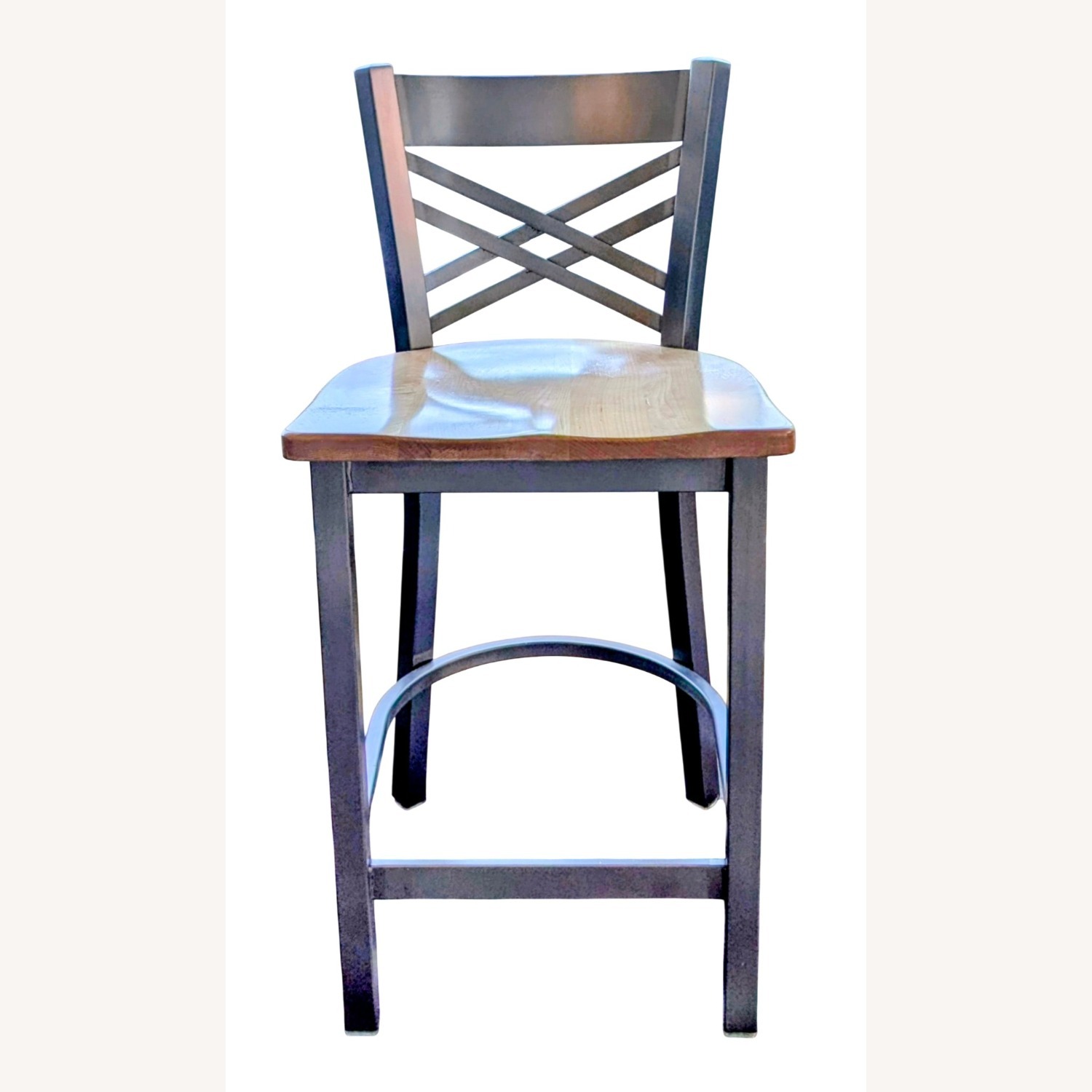 Holland Maple & Stainless Counter Stools, Set of 3 - image-10