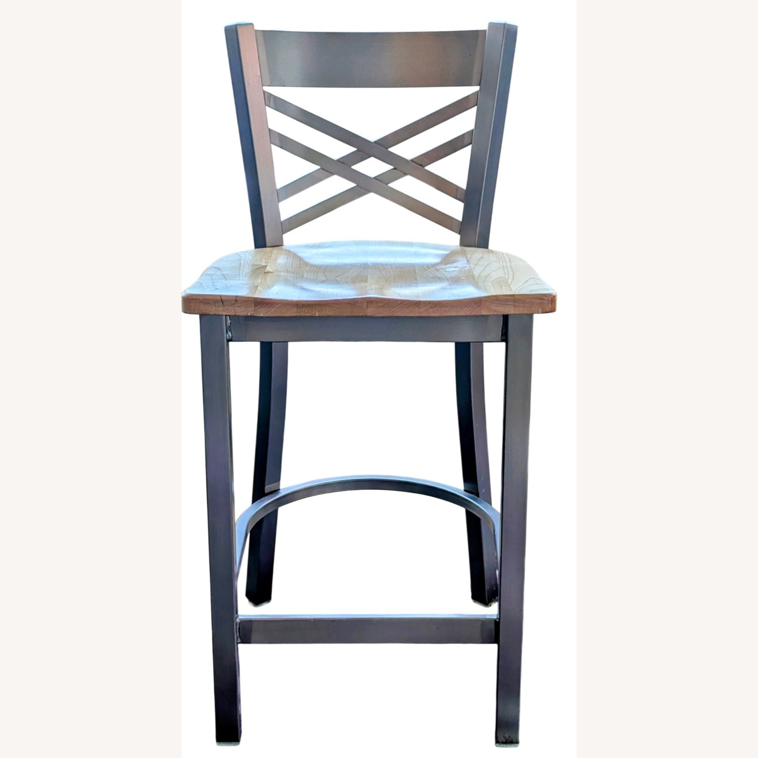 Holland Maple & Stainless Counter Stools, Set of 3 - image-9