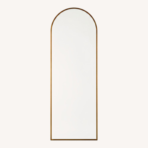 Used West Elm Metal Framed Arched Floor Mirror for sale on AptDeco