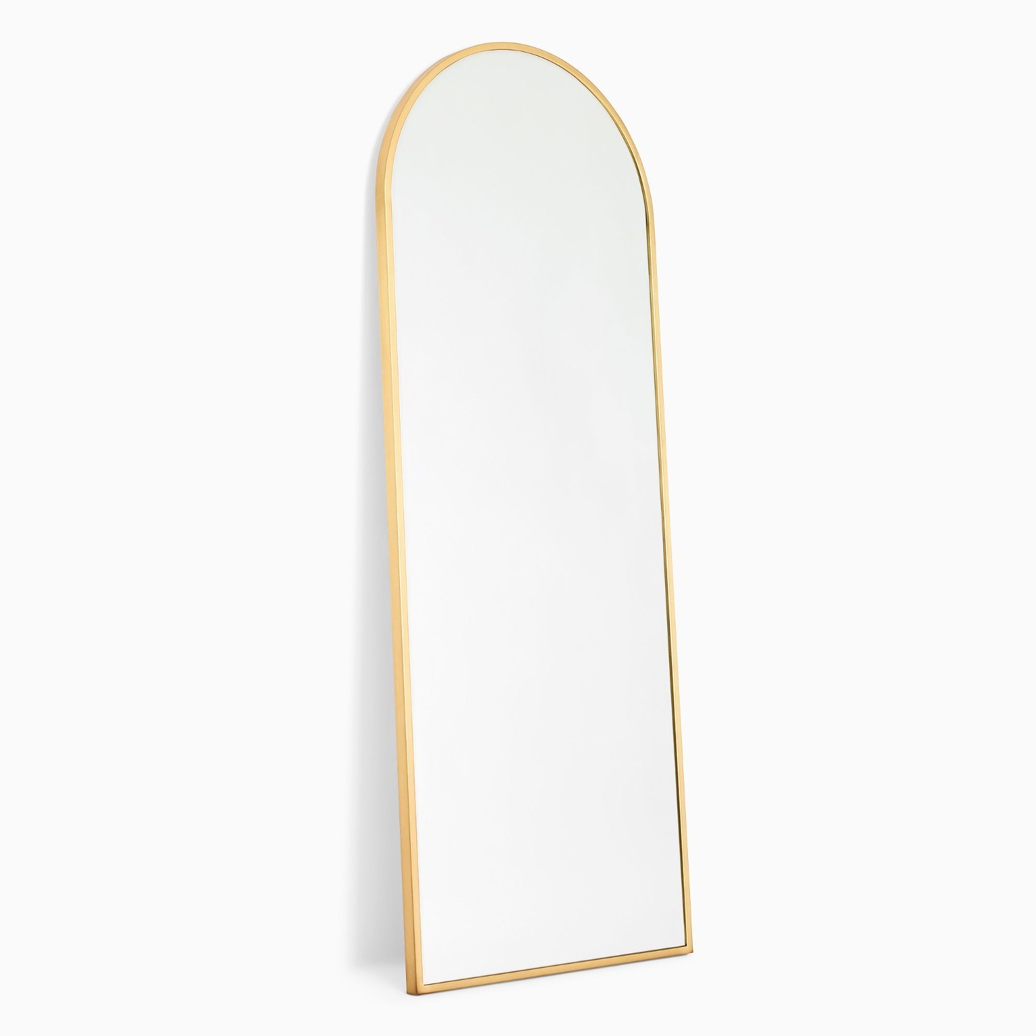 West Elm Metal Framed Arched Floor Mirror - image-3