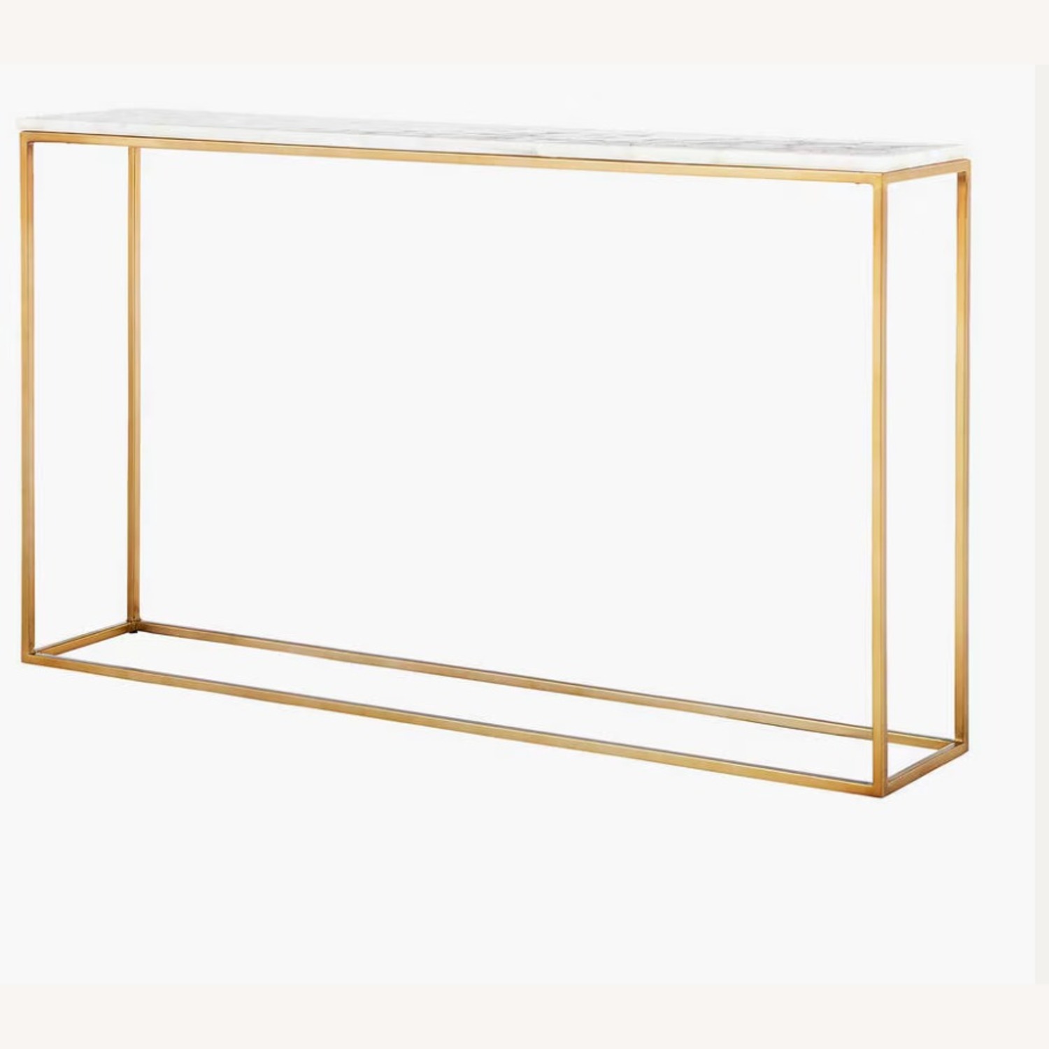 CB2 Iris White Agate Console Table - image-4