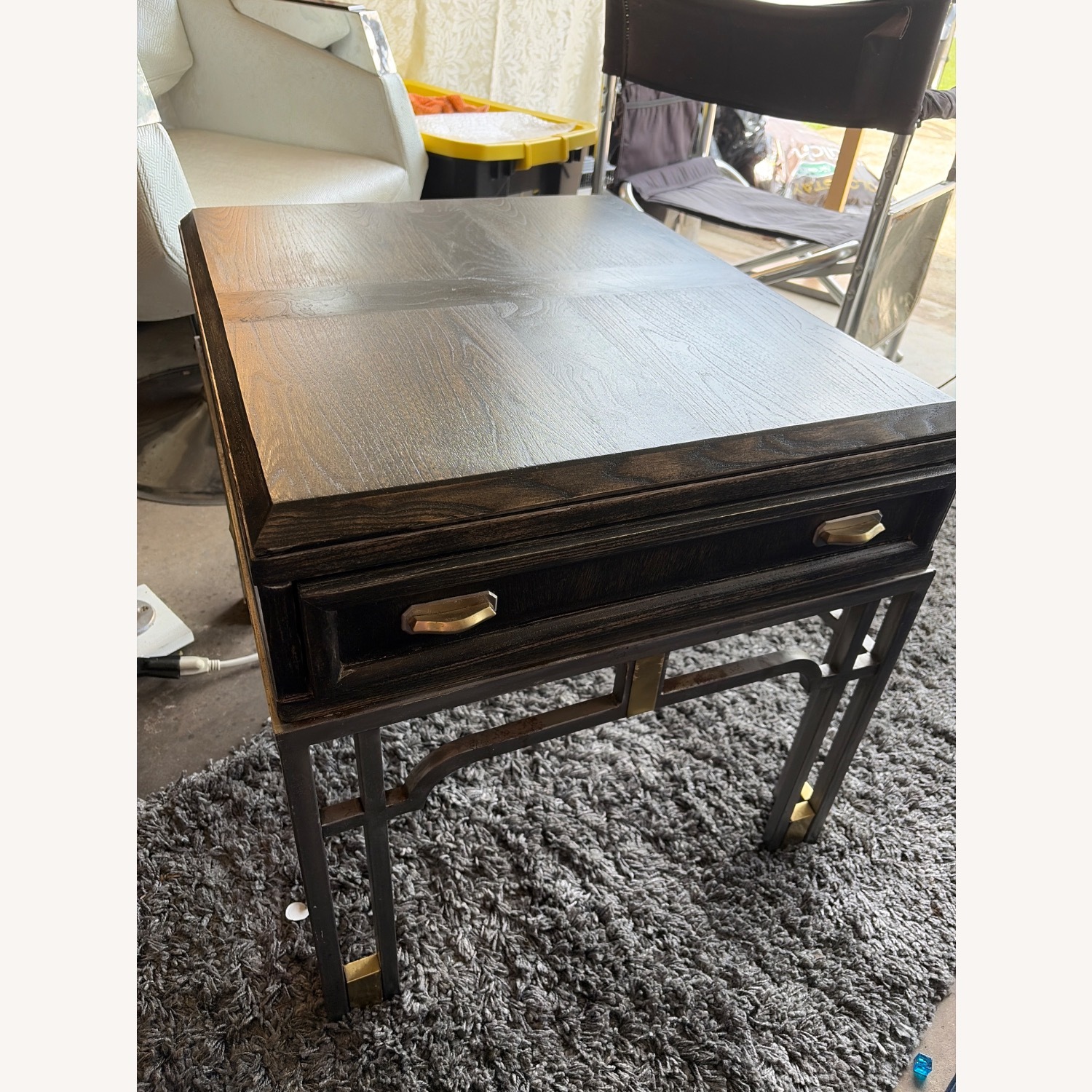 Stanley Furniture Black Wood Side Tables - image-2