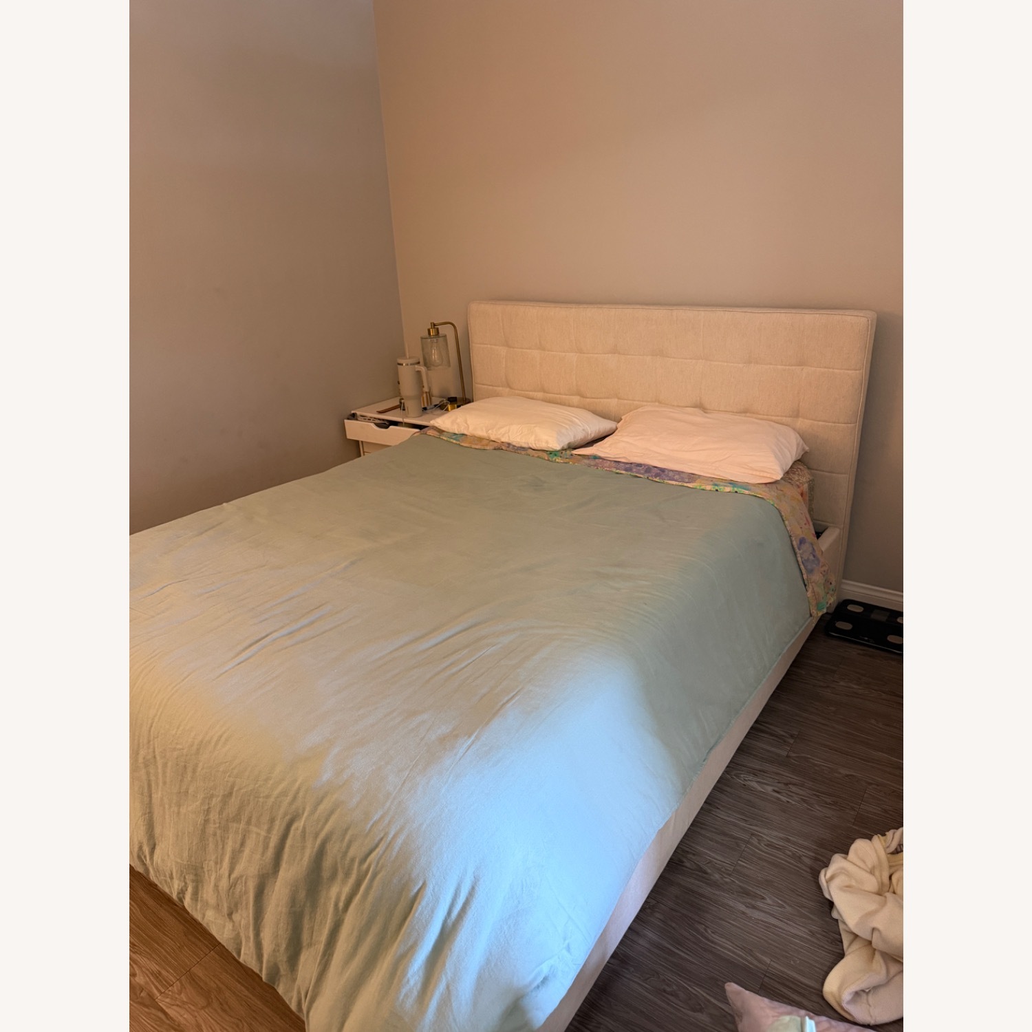 Upholstered Bed Frame With Storage Underneath - image-1