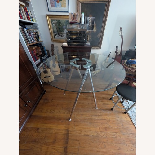 Used Transparent Glass Coffee Table for sale on AptDeco