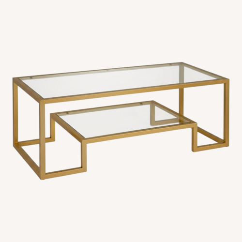 Used Amazon Henn&Hart 45" Wide Rectangular Coffee Table for sale on AptDeco
