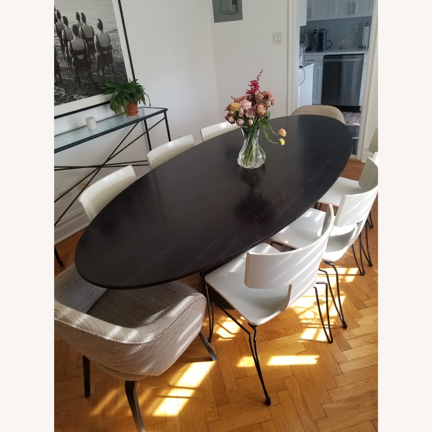Sullivan Dark Brown Wood Dining Table - image-3