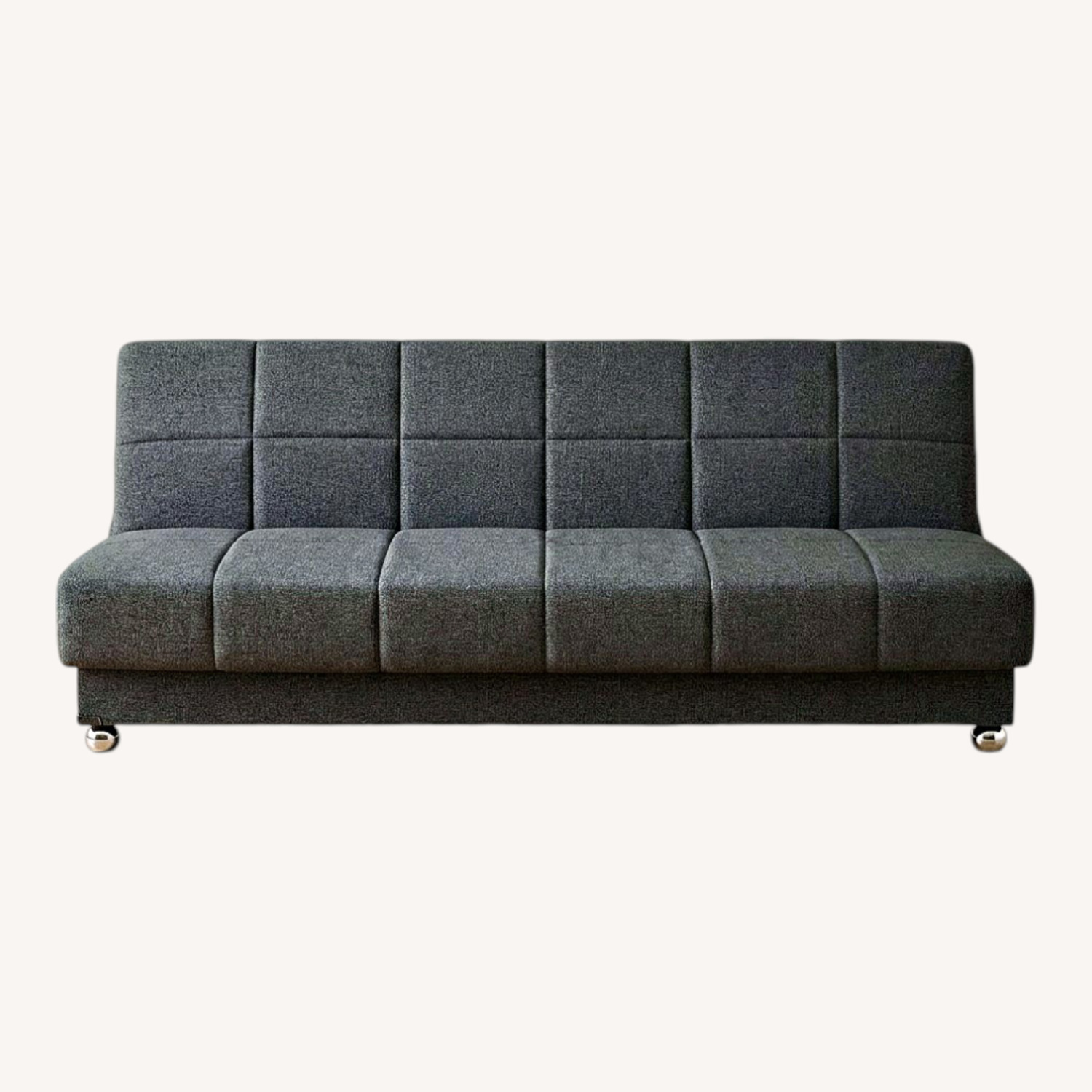 Dark Gray Fabric Sleeper Sofa - image-0