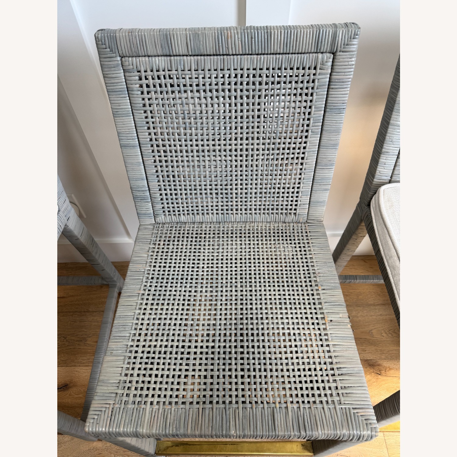Serena & Lily Balboa Rattan Counter Stools in Mist - image-7