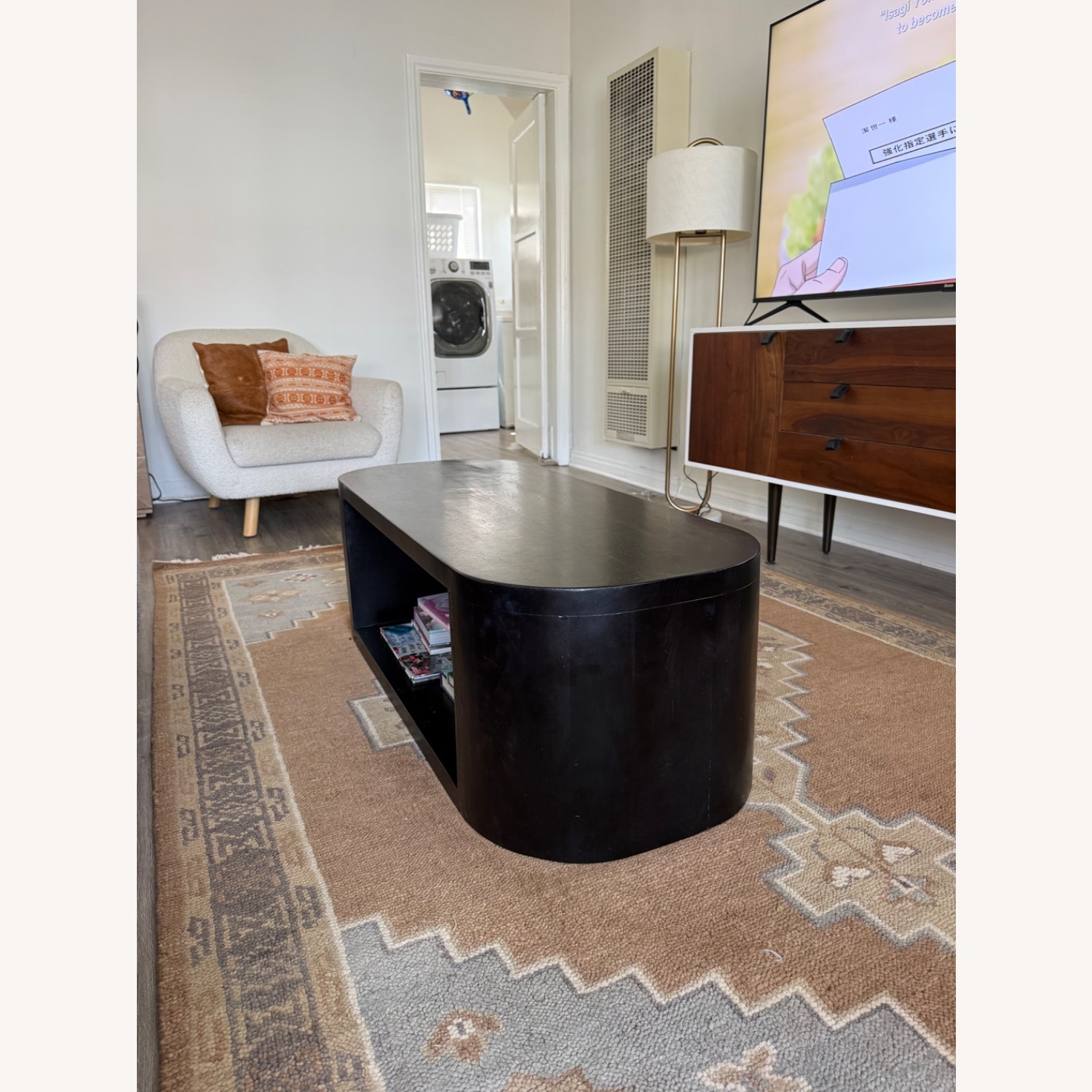 Lulu & Georgia Luna Black Wood Coffee Table - image-4