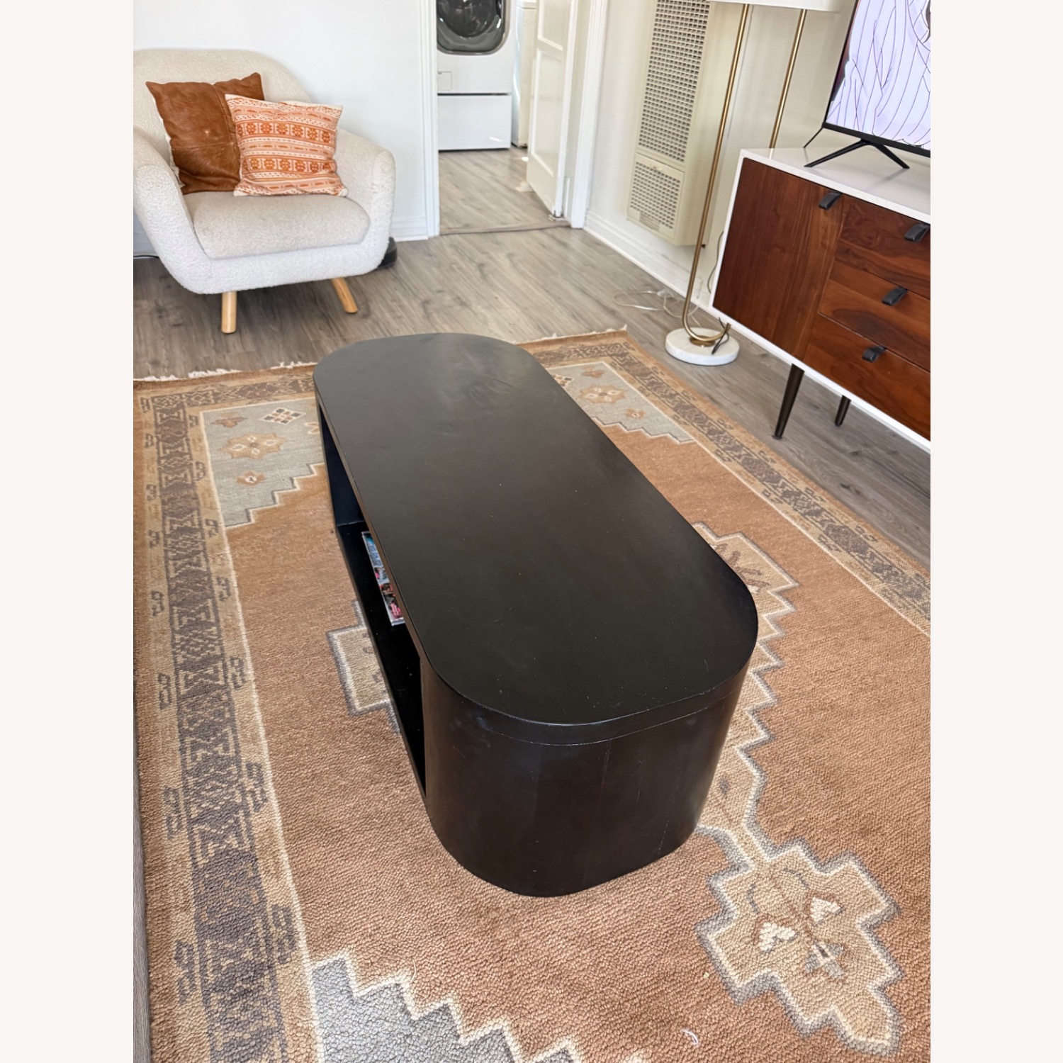 Lulu & Georgia Luna Black Wood Coffee Table - image-3