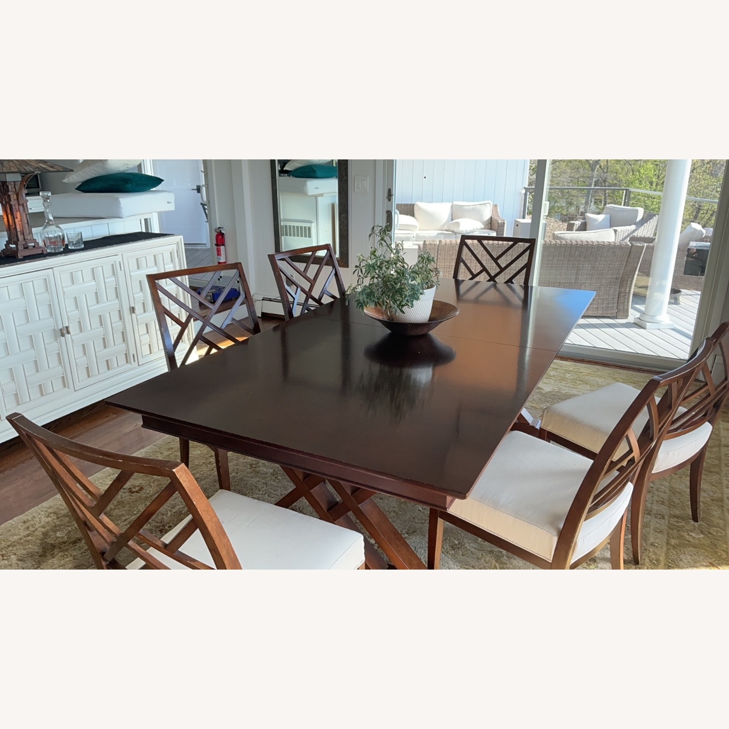 Stanley Furniture Continuum Dark Brown Wood Dining Sets - image-3