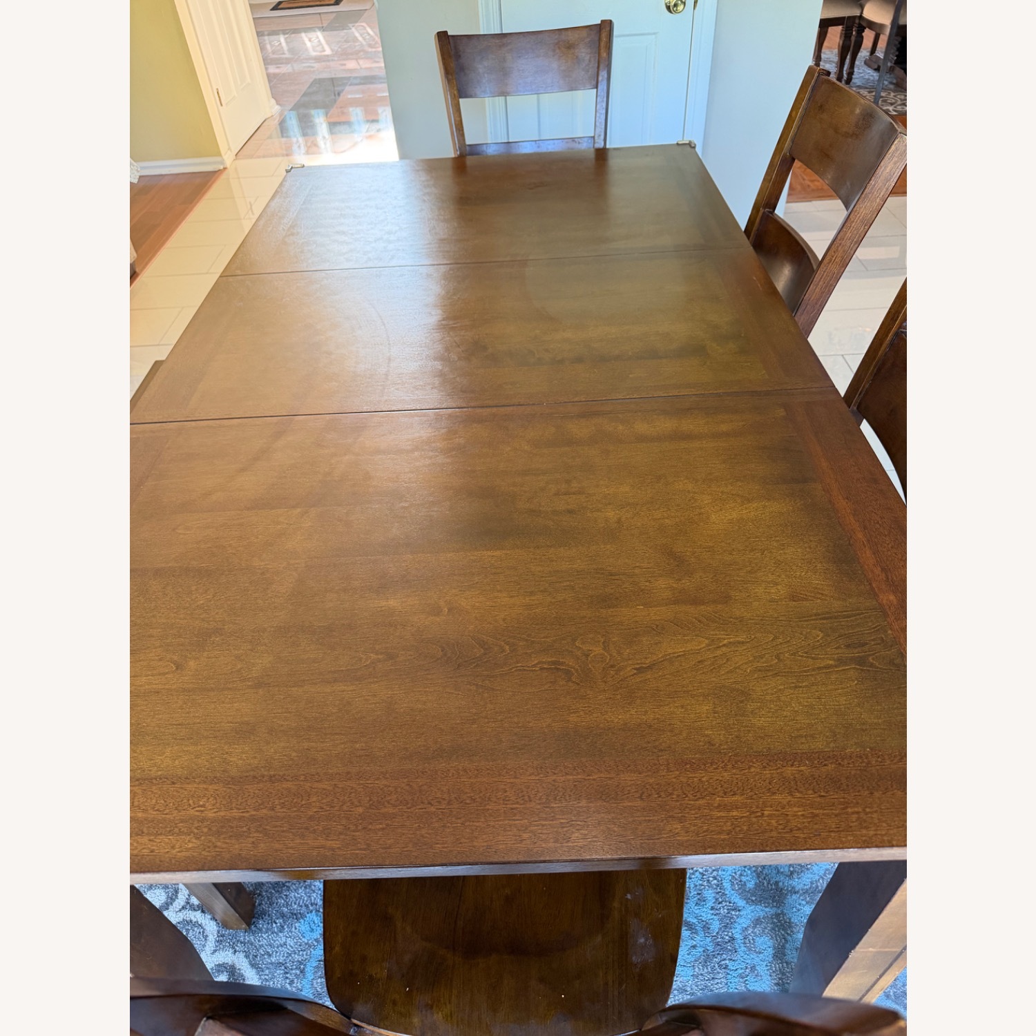 Bob's Discount Furniture Dark Brown Dining Set - image-3
