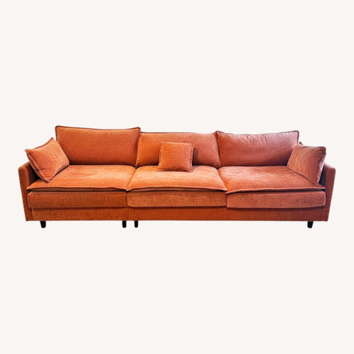 Used Orange 3+ Seater Sofa for sale on AptDeco