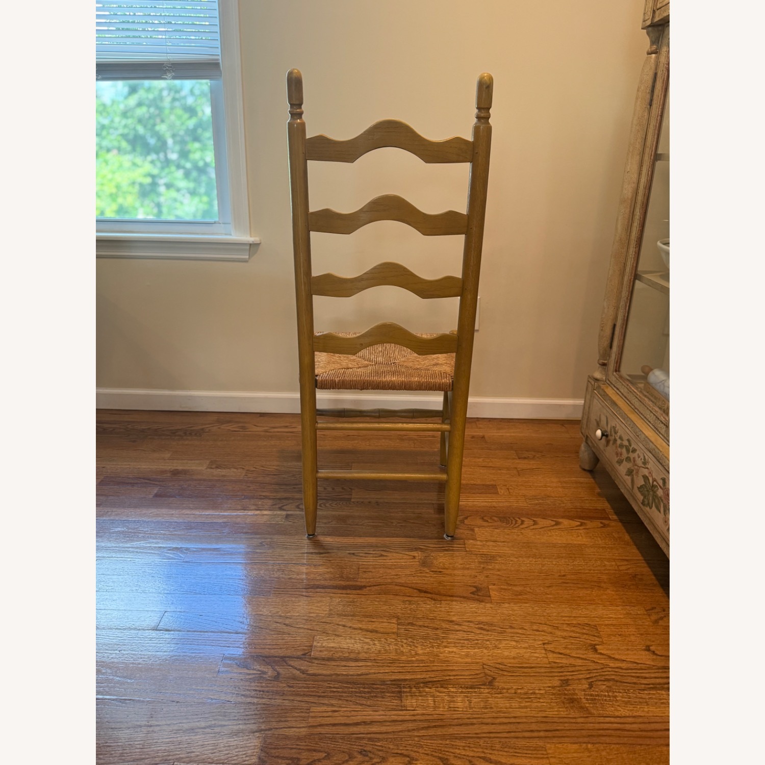 Yellow Wood Dining Chair - image-2