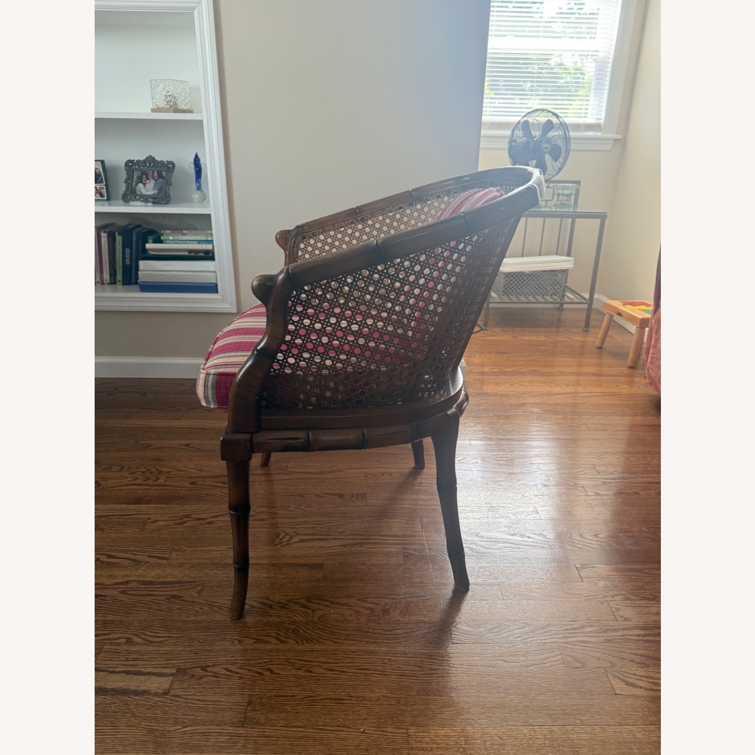Vintage/Antique Dark Brown Accent Chair - image-3