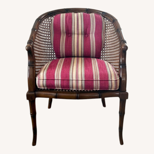Used Vintage/Antique Dark Brown Accent Chair for sale on AptDeco
