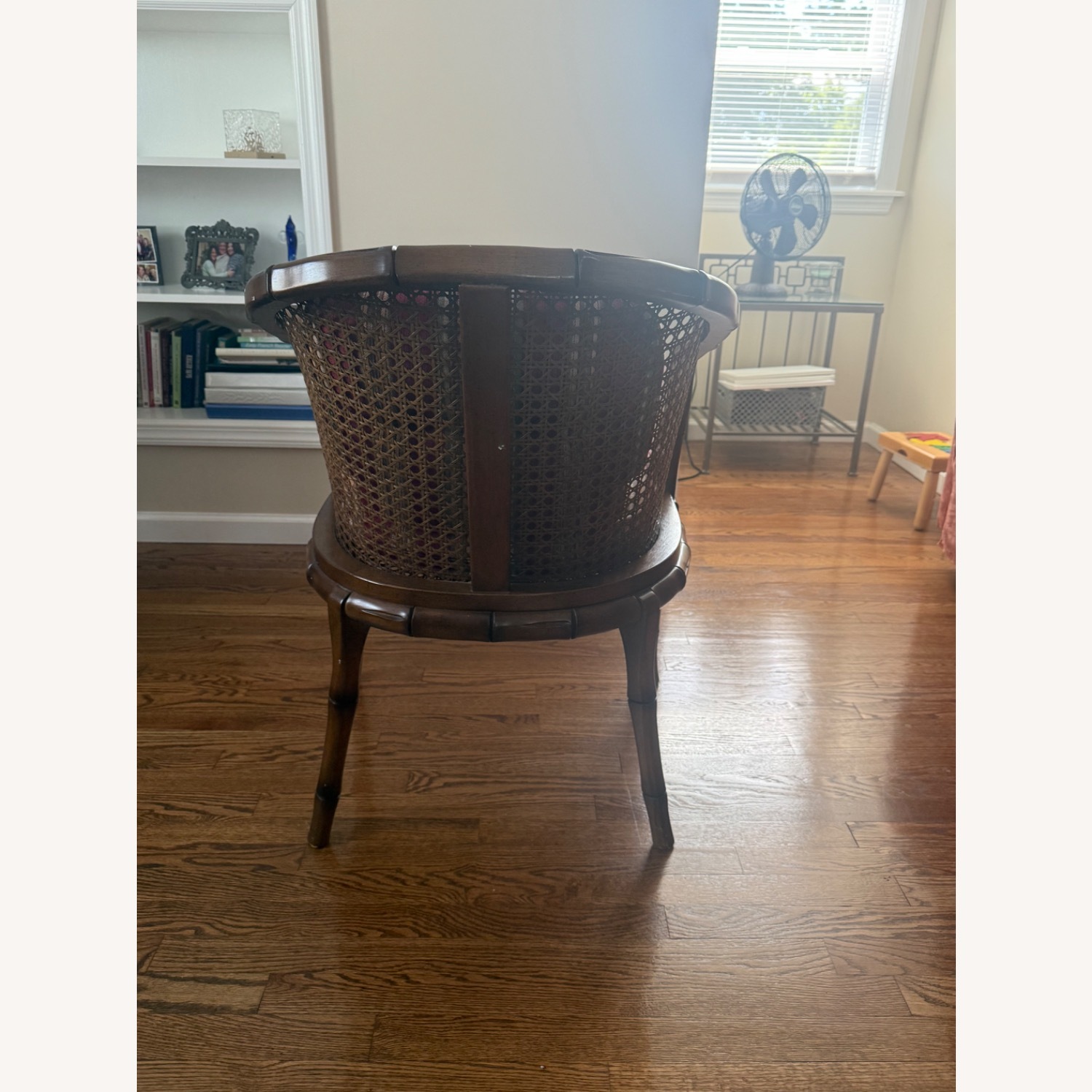 Vintage/Antique Dark Brown Accent Chair - image-4