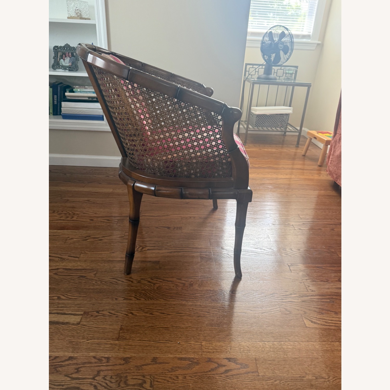 Vintage/Antique Dark Brown Accent Chair - image-2