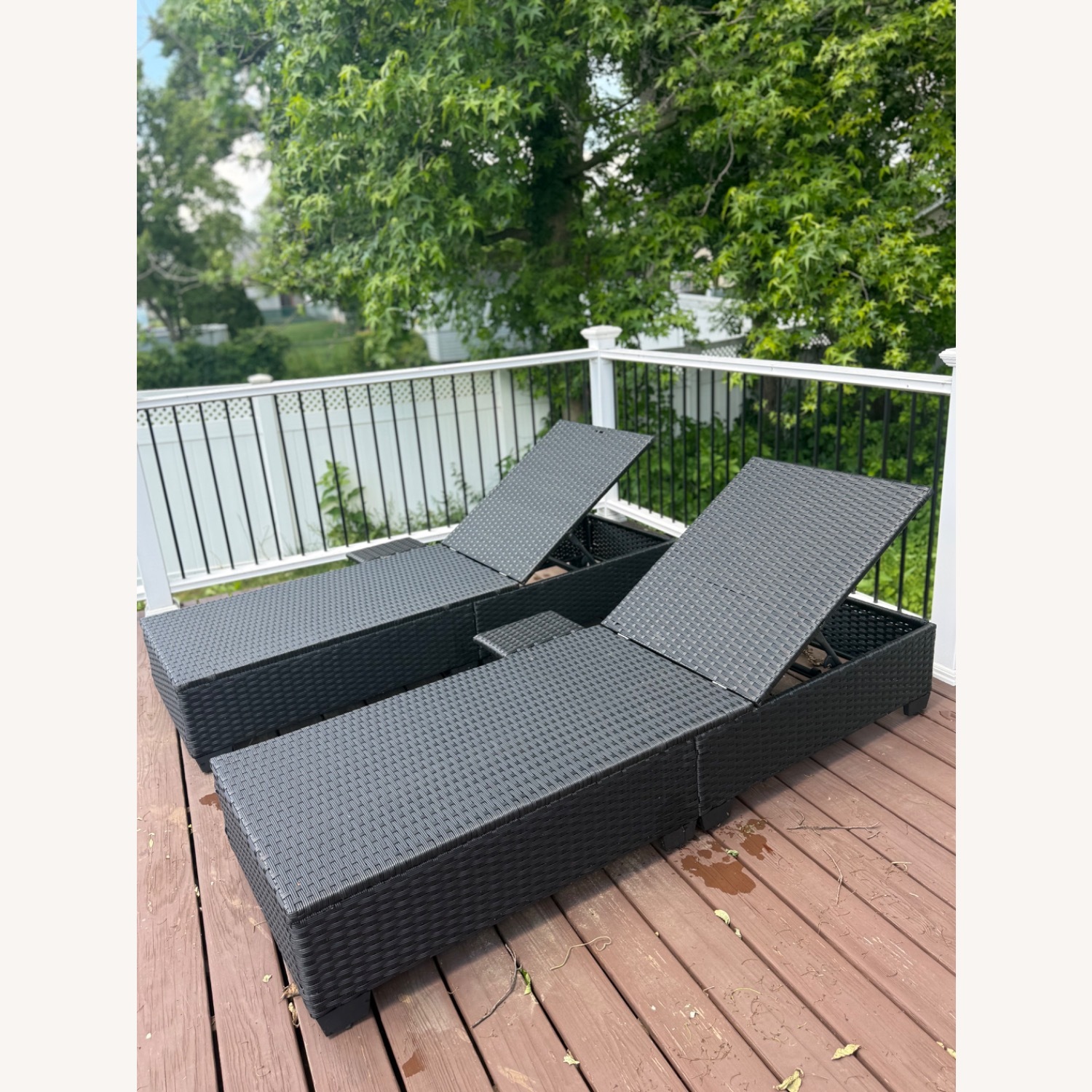 Black Wicker Patio Furniture - image-1