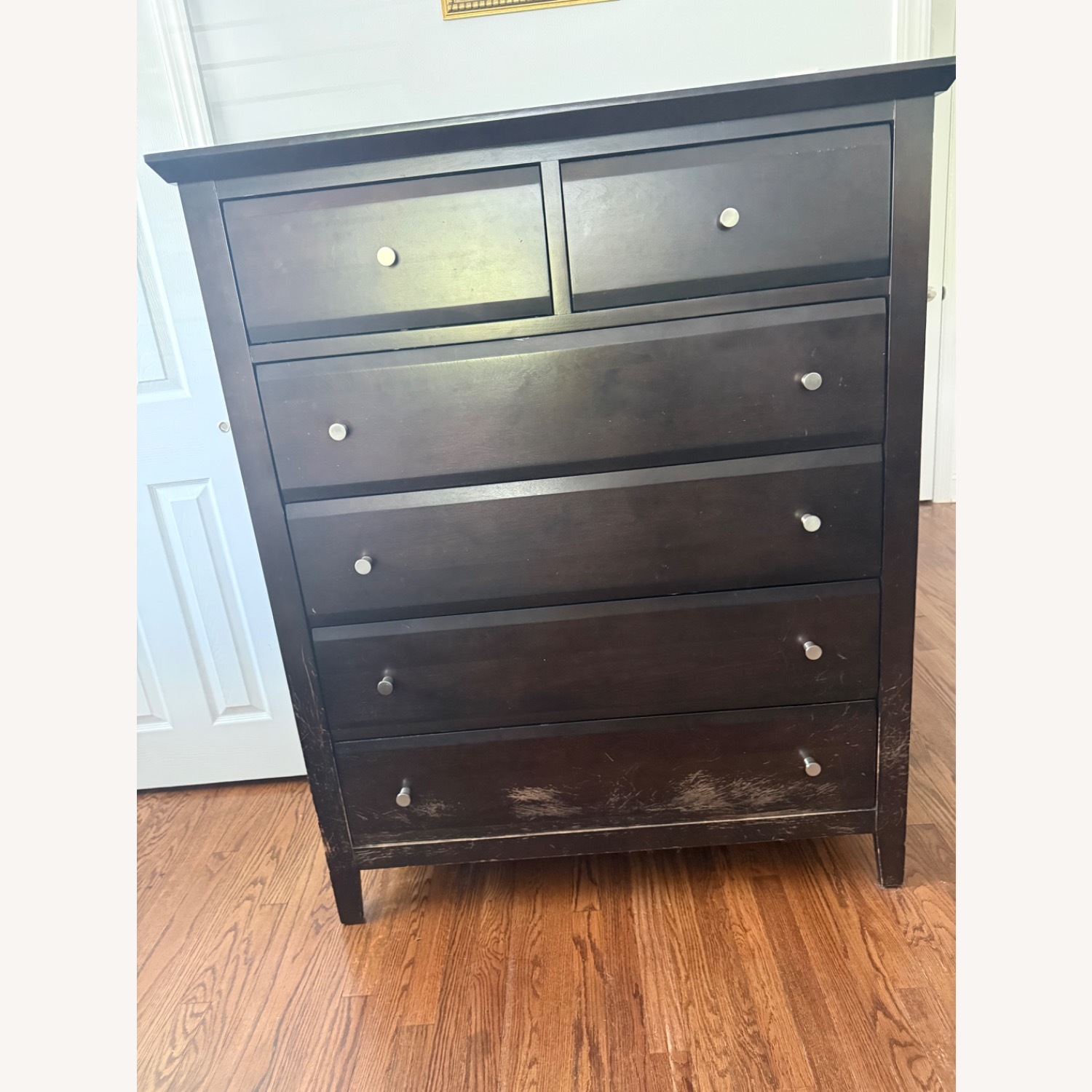 Raymour & Flanigan Black Wood Dresser - image-2