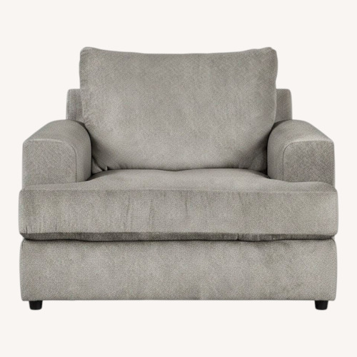 Used Ashley Furniture Soletren Chair & Half + Ottoman for sale on AptDeco