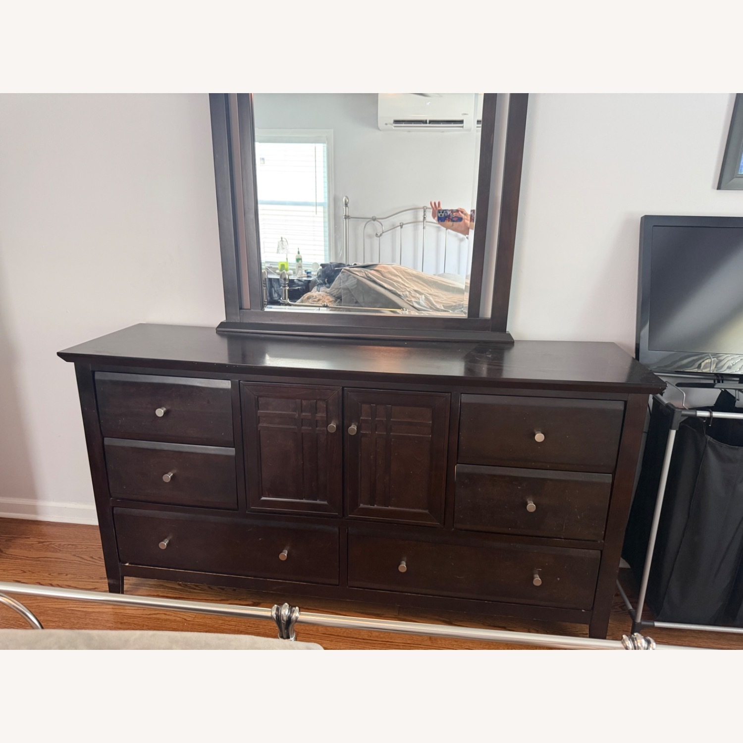 Raymour & Flanigan Black Wood Dresser - image-2