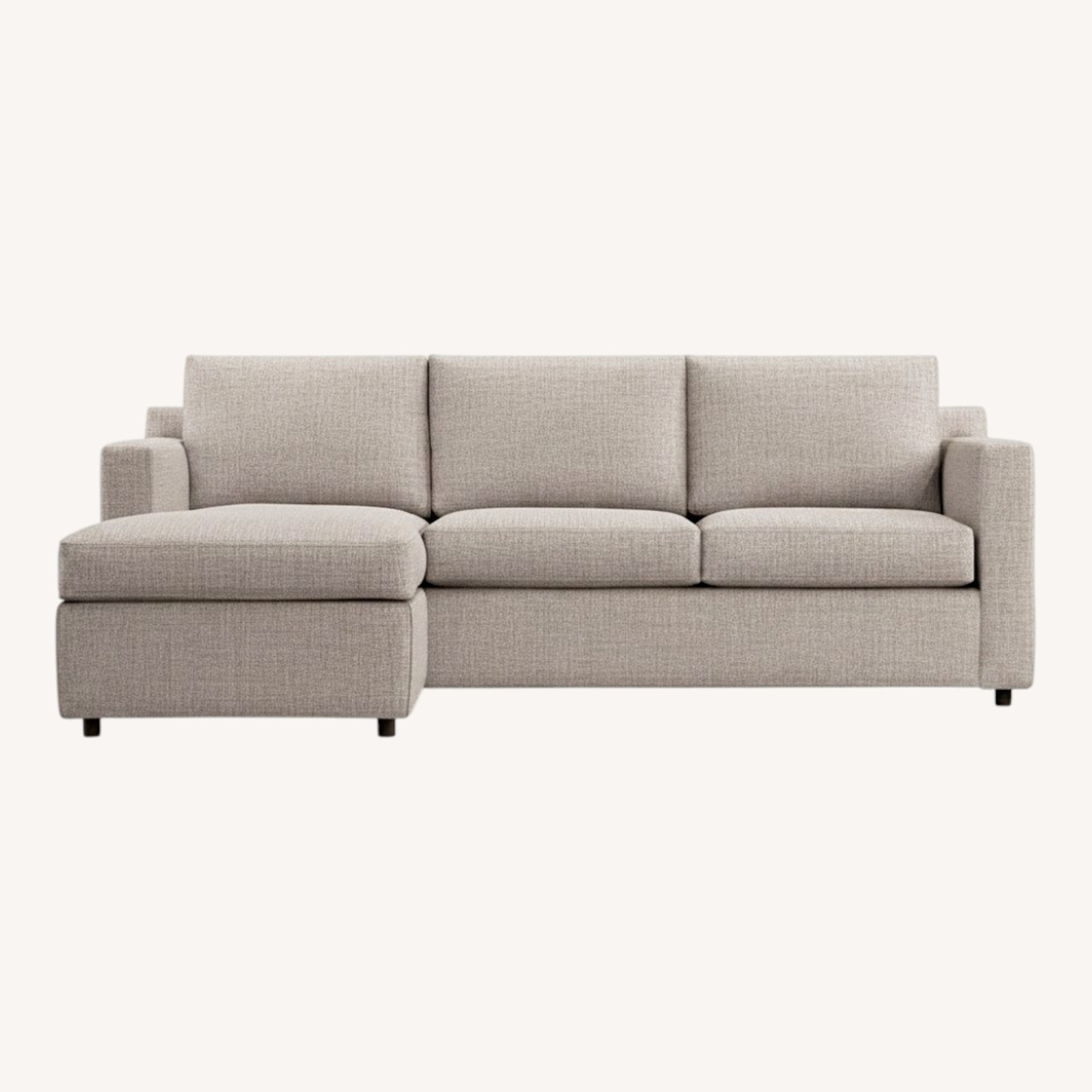 Crate & Barrel Barrett Reversible Sectional Queen Sleeper - image-0