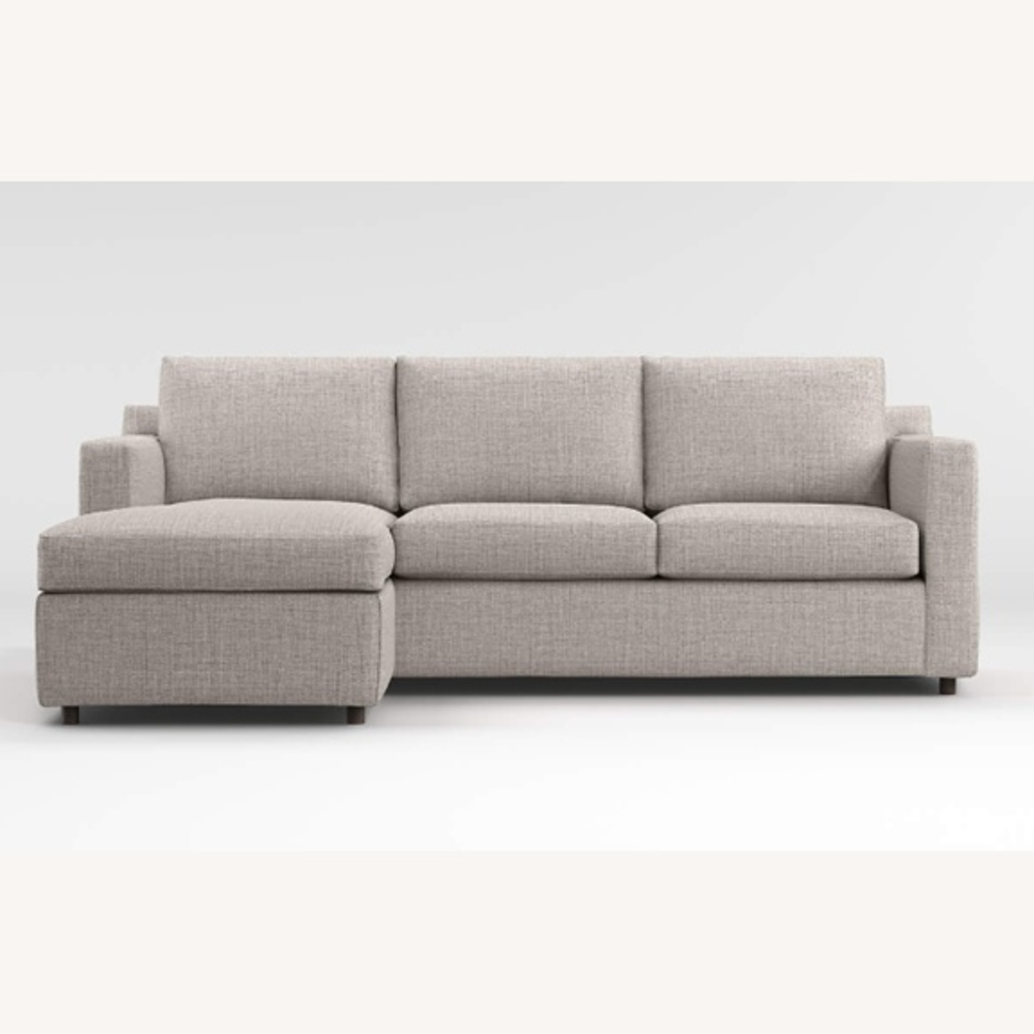 Crate & Barrel Barrett Reversible Sectional Queen Sleeper - image-6