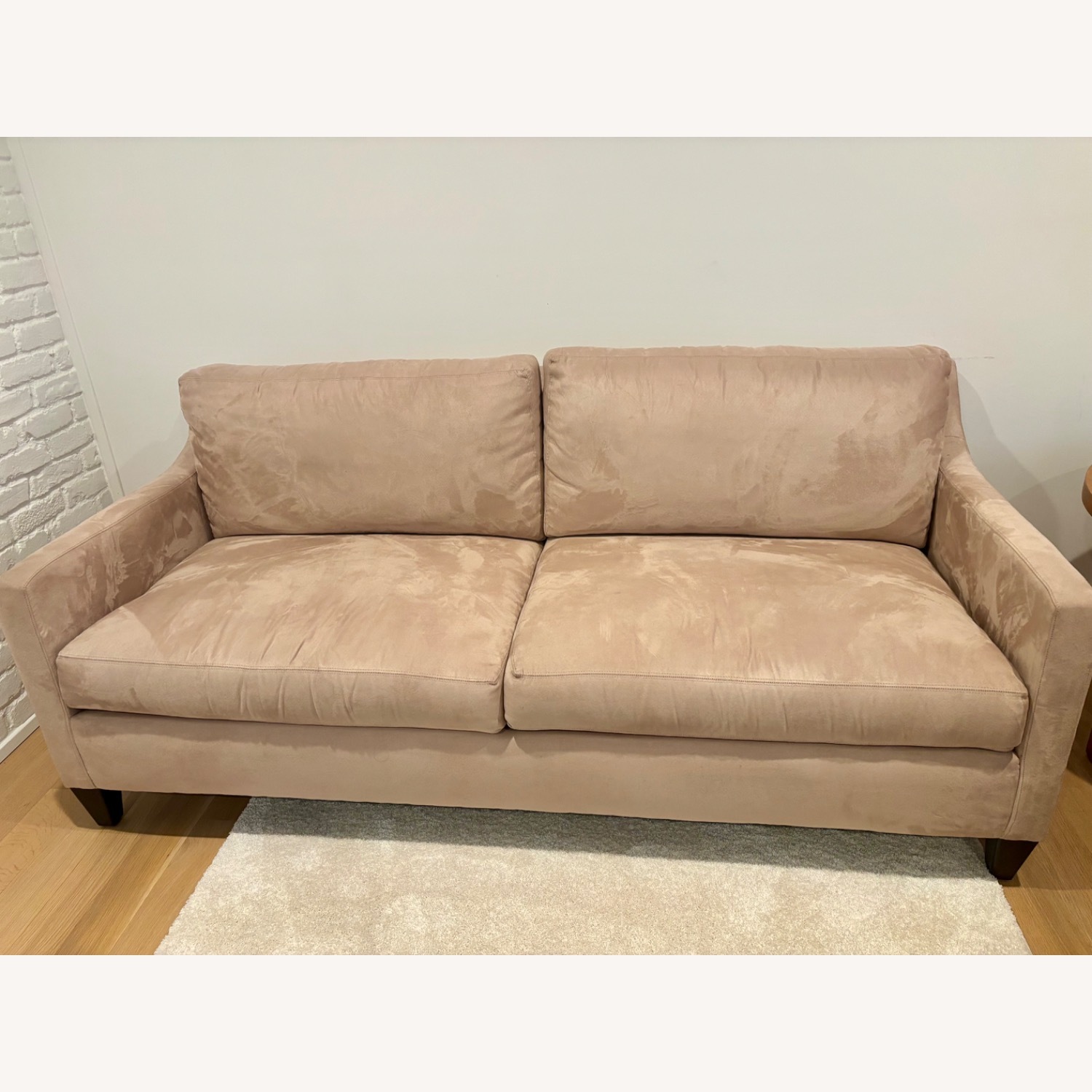 Ethan Allen Sand Colored Monterey Sofa - image-3