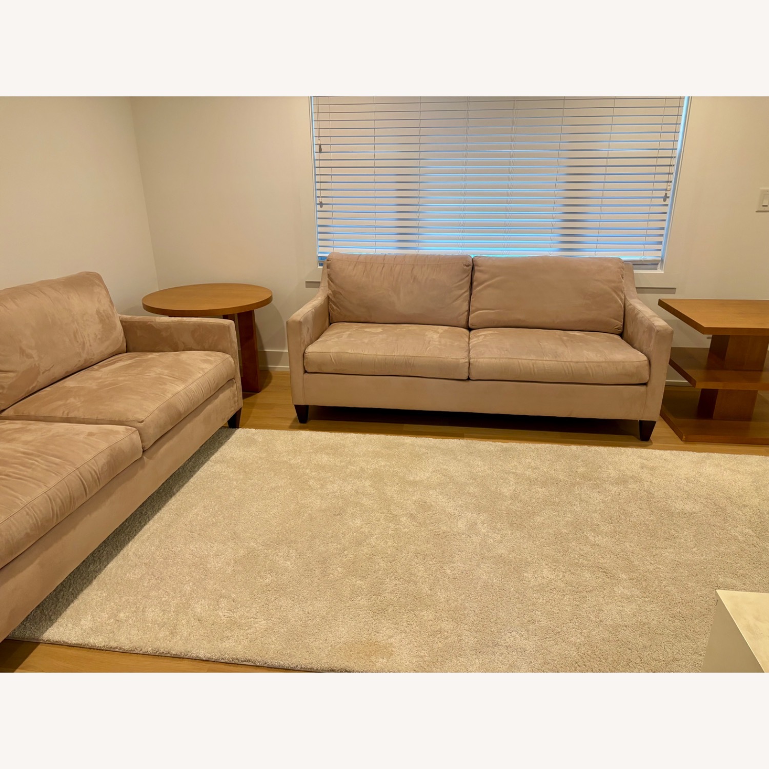 Ethan Allen Sand Colored Monterey Sofa - image-1