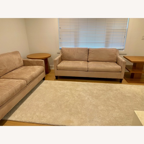 Used Ethan Allen Sand Colored Monterey Sofa for sale on AptDeco