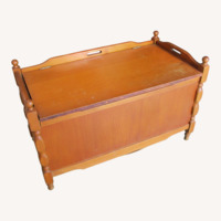 Vintage/Antique Light Brown Wood Chest