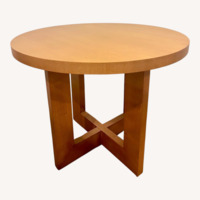 Ethan Allen Light Brown Side Table