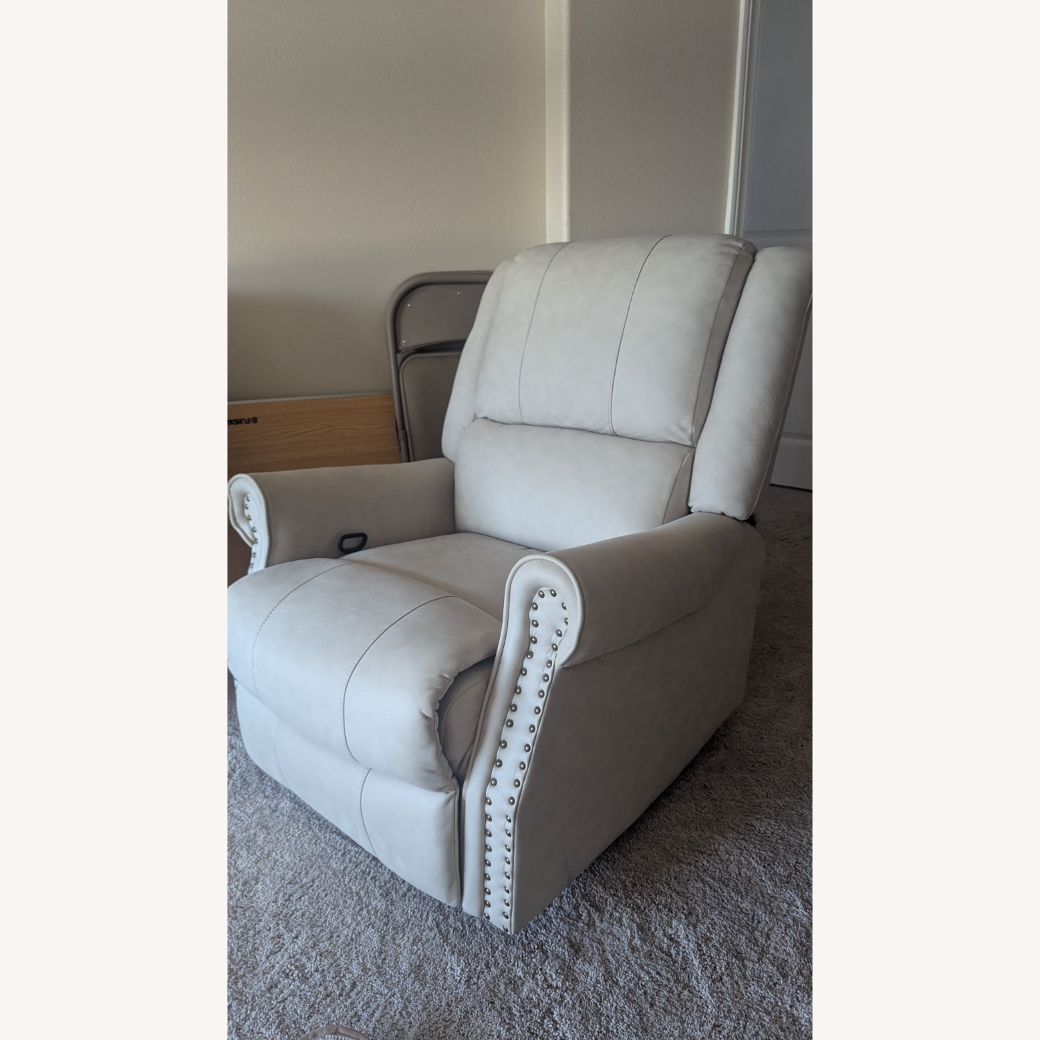 Amazon Light Brown Recliner - image-2