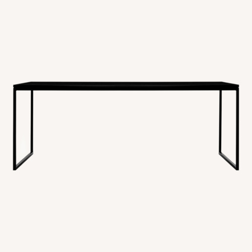 Used Cappellini Fronzoni Dark Gray Metal Dining Table for sale on AptDeco