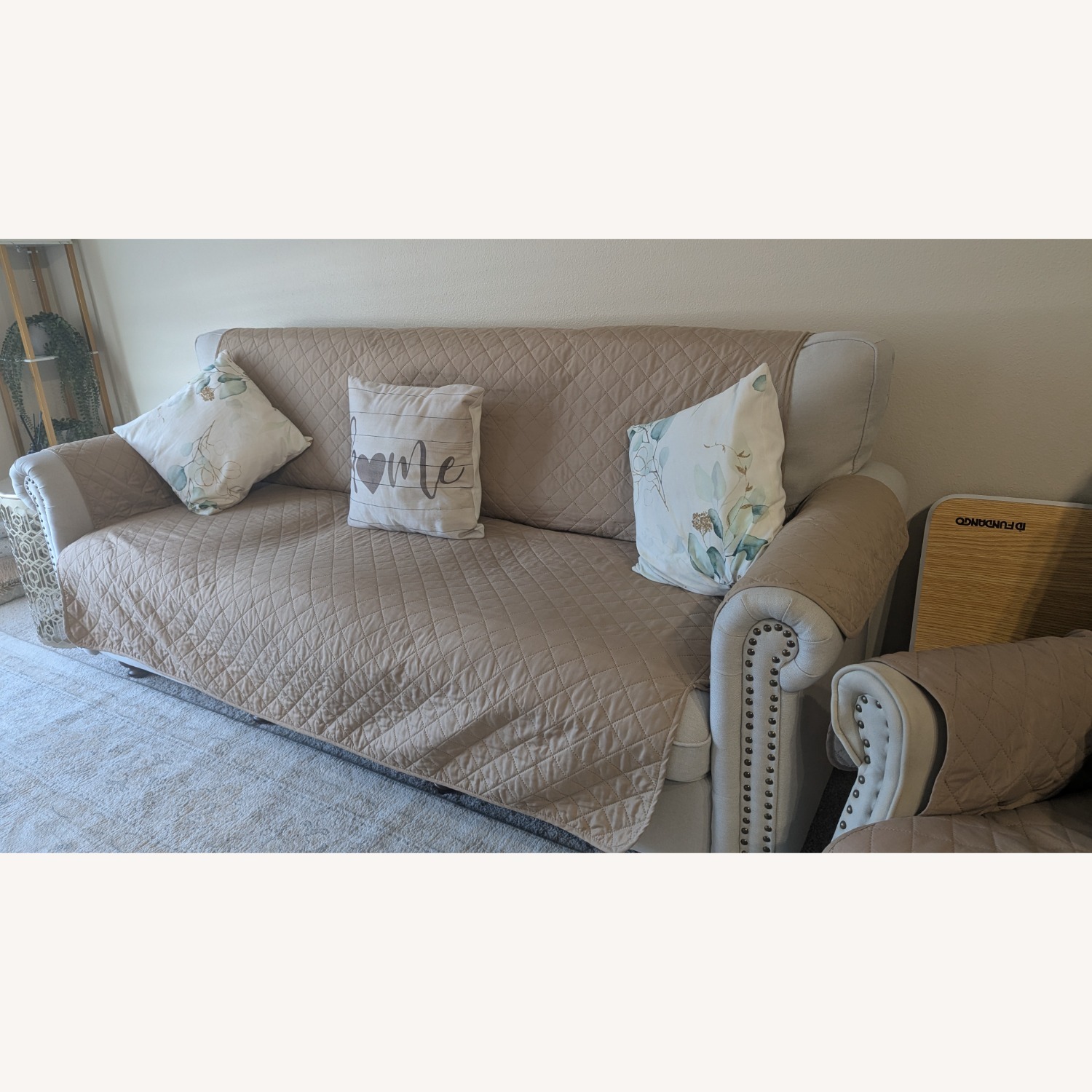 Amazon Light Brown 3+ Seater Sofa - image-2