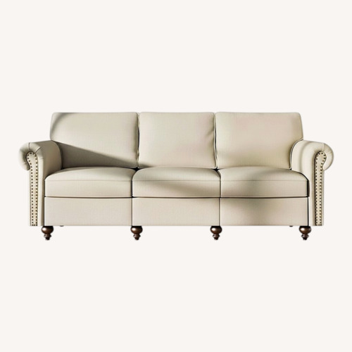Used Amazon Light Brown 3+ Seater Sofa for sale on AptDeco