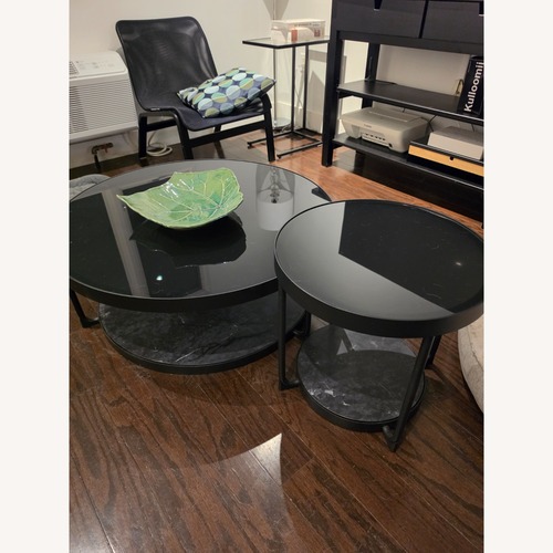Used IKEA Frotorp Black Coffee Table for sale on AptDeco