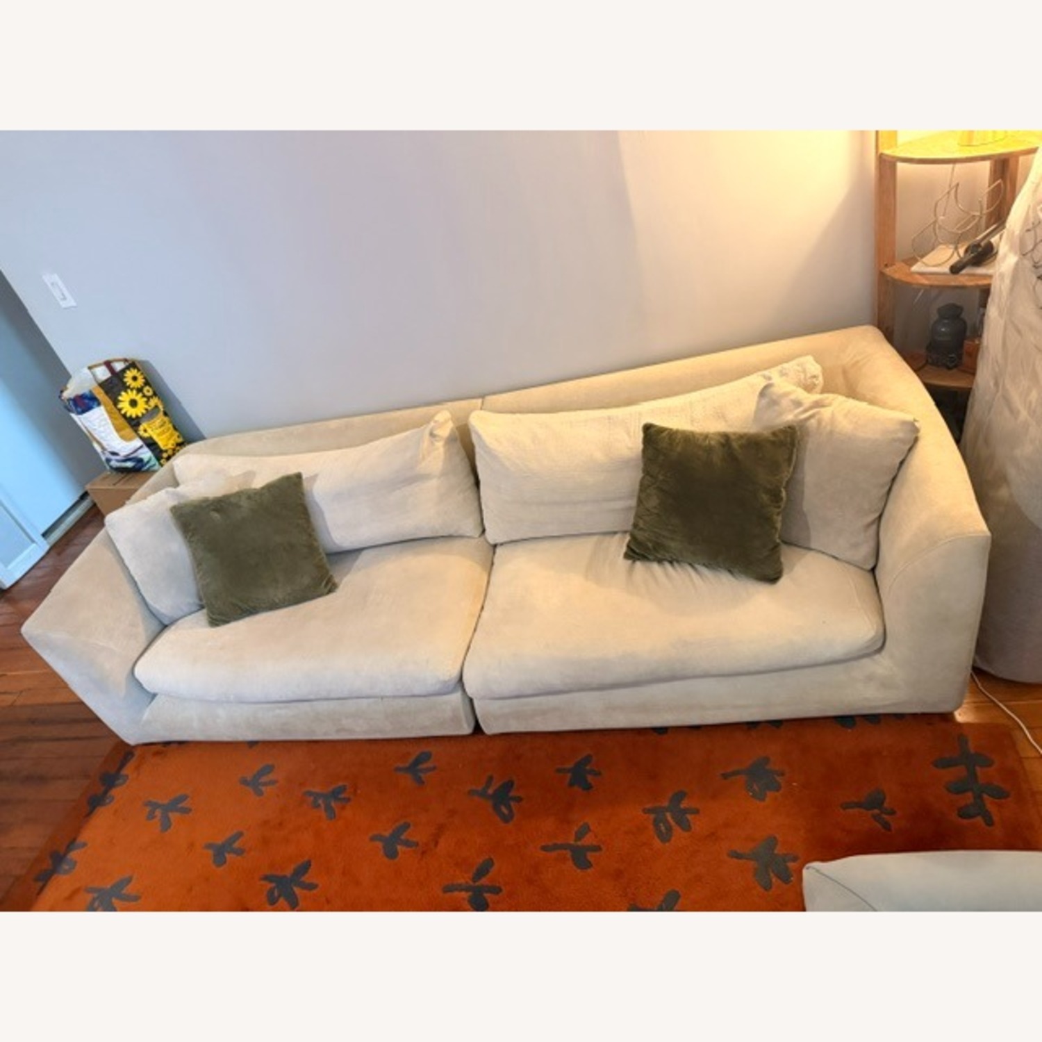 Valyou Furniture Feathers Natural Cotton 3+ Seater Sofa - image-5
