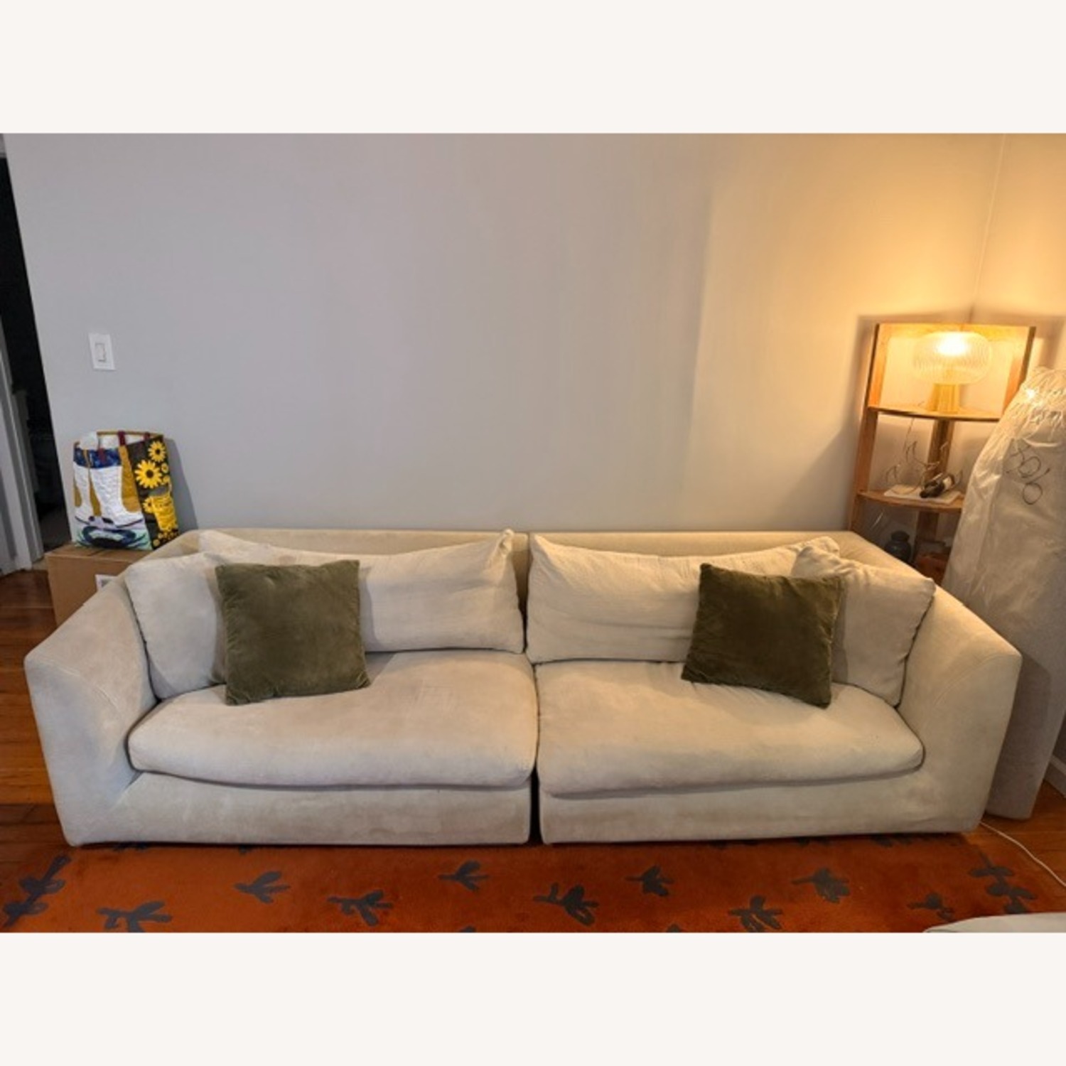 Valyou Furniture Feathers Natural Cotton 3+ Seater Sofa - image-2