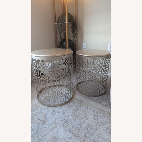 Used Gold Side Tables  for sale on AptDeco