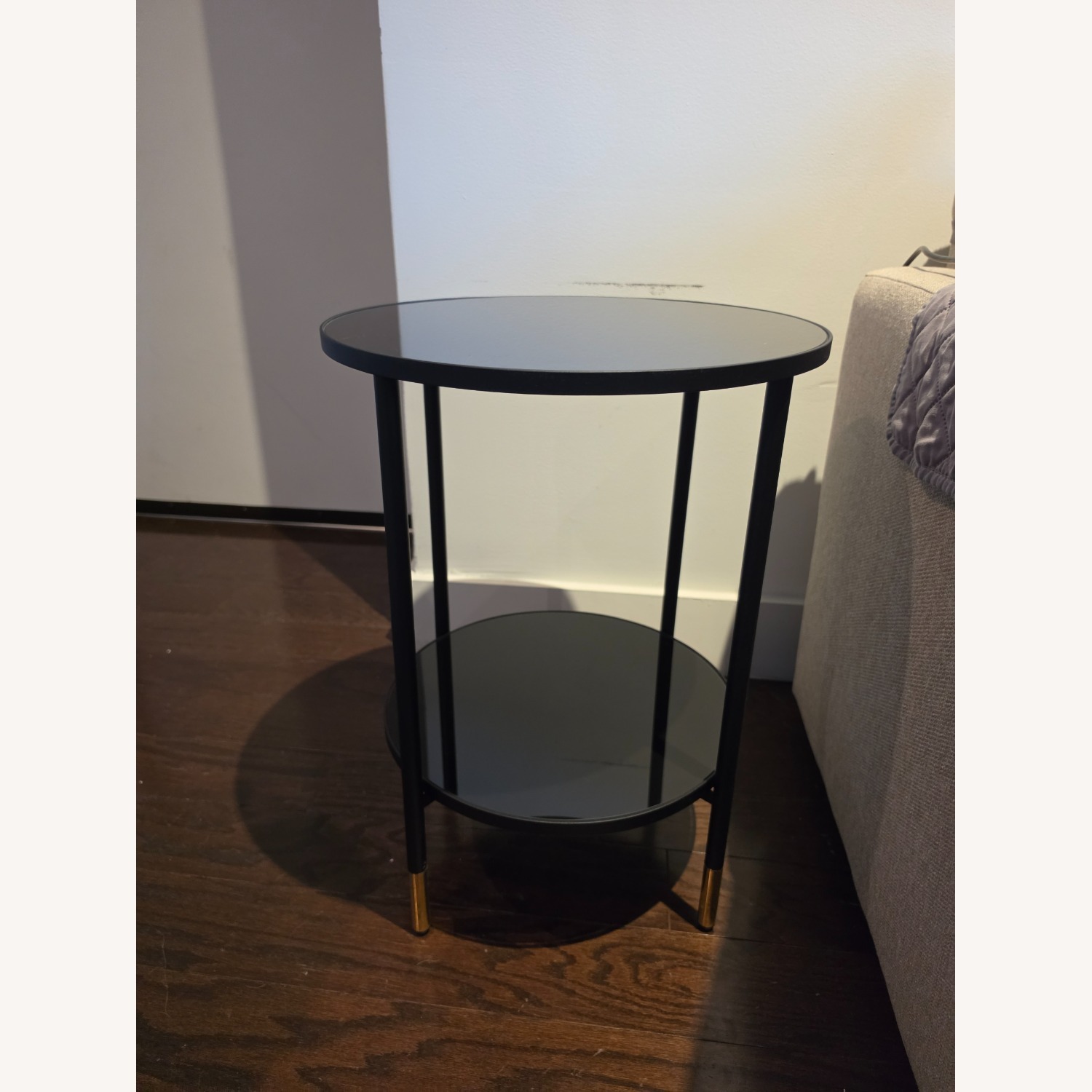 IKEA ÄSPERÖD Black Side Table - image-3
