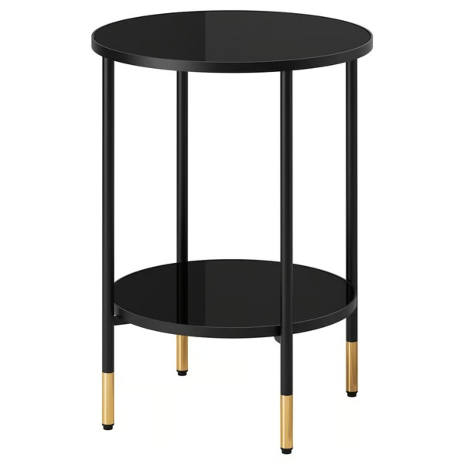 IKEA ÄSPERÖD Black Side Table - image-4