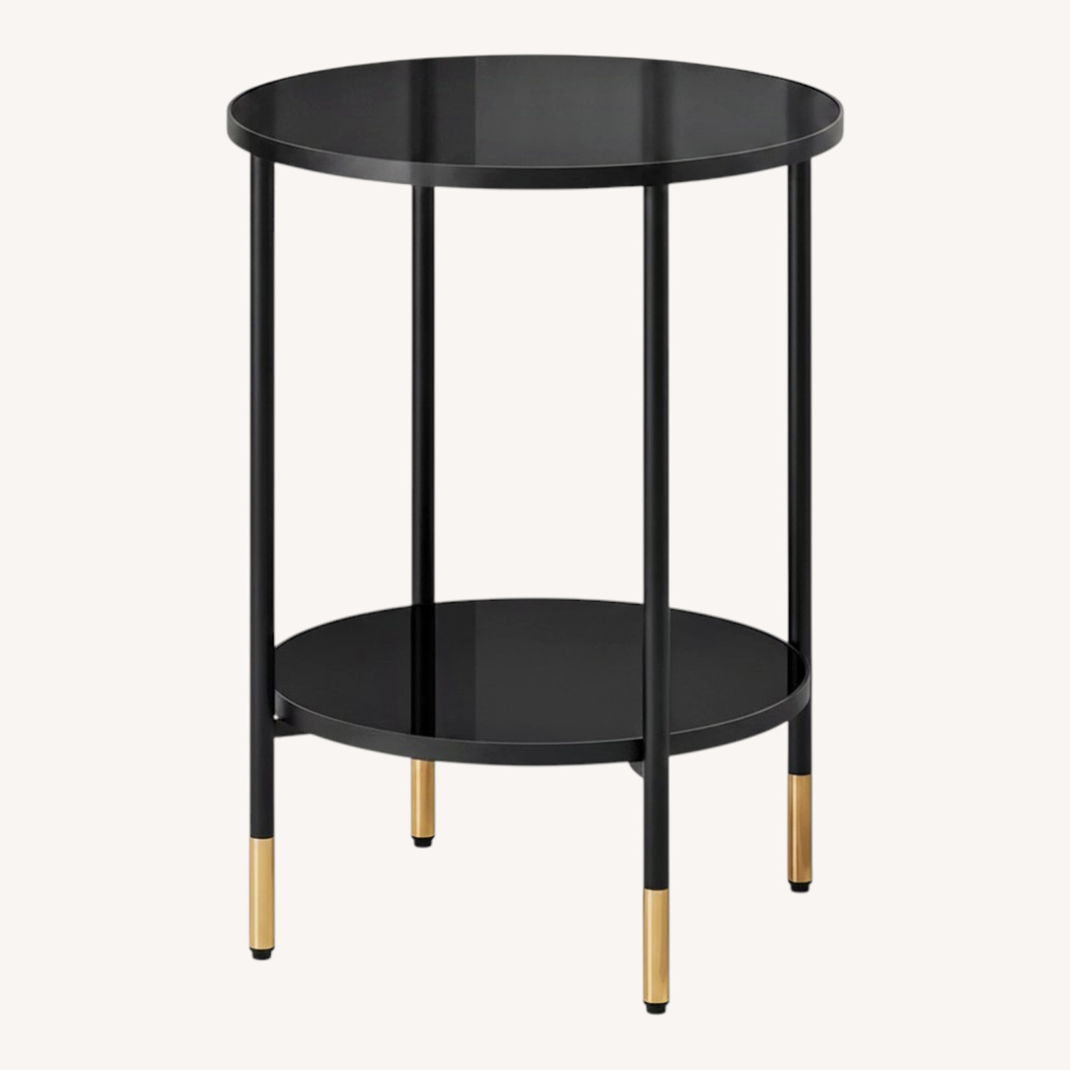 IKEA ÄSPERÖD Black Side Table - image-0