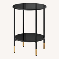 IKEA ÄSPERÖD Black Side Table