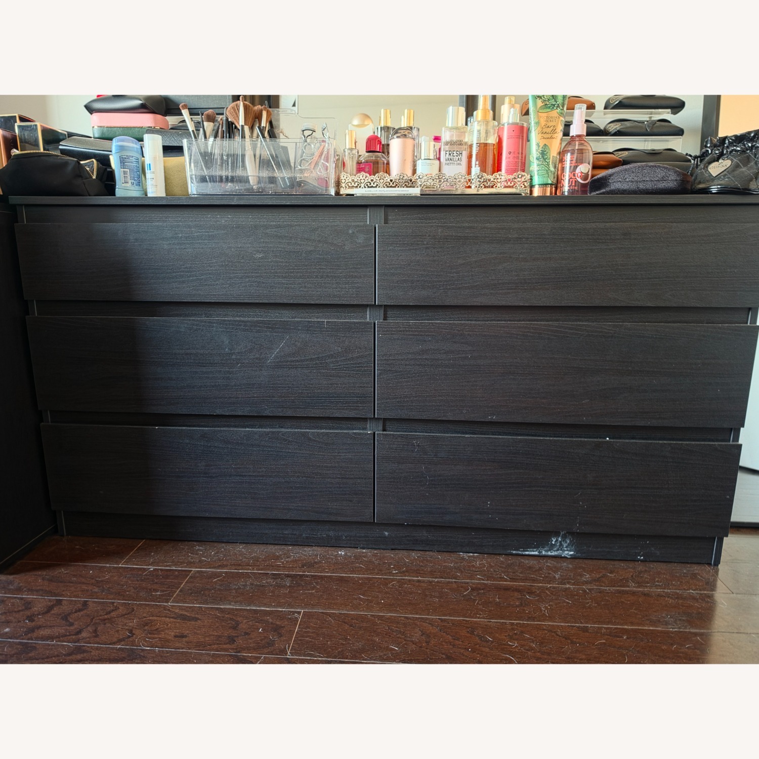 IKEA Skorlinta Dark Brown Dresser - image-4