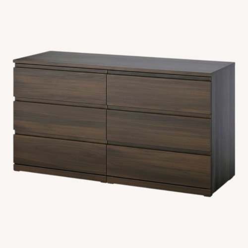 Used IKEA Skorlinta Dark Brown Dresser for sale on AptDeco